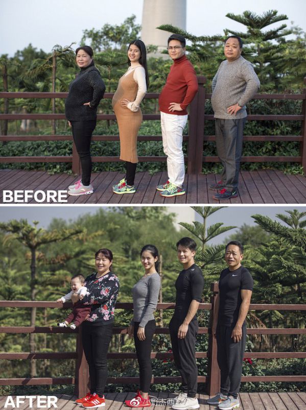 Câu chuyện đầy ngưỡng mộ về quá trình tập gym giảm cân của một gia đình 7