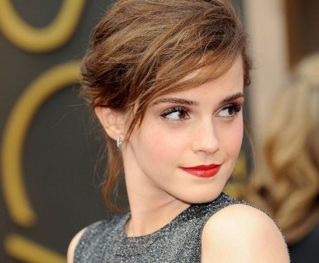 Emma Watson attending Vanity Fair Oscars party March 2014