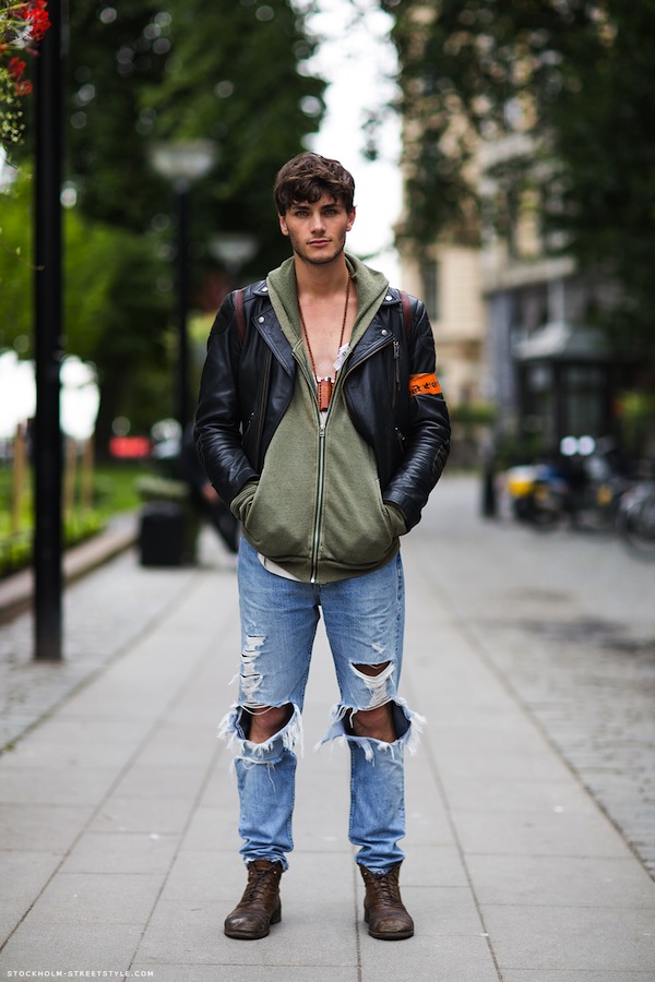 quần jean rách thời trang nam - 4