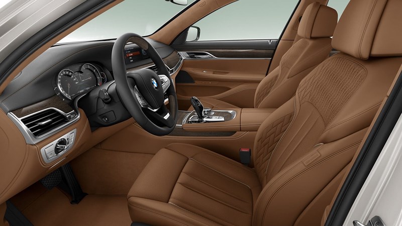 bmw 7 series individual cashmere silver leather