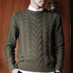 mix áo len và áo sơ mi nam – 1
